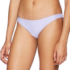 Hurley Women's Quick Dry Compression Solid Bikini Bottom, Purple Pulse, S